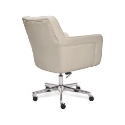 Serta Style Ashland Faux Leather Swivel Computer And Desk Chair, Cream (47140F) -Office Chairs Shop unnamed file 511