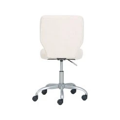 True Sherpa Fabric Swivel Desk Chair, Ivory (60059) -Office Chairs Shop unnamed file 519