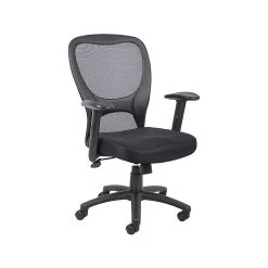 Boss Office Products BOSS Mesh Back Fabric Task Chair, Black (B6508) -Office Chairs Shop unnamed file 5230