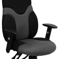 Flash Furniture Mesh Ergonomic Task Chair With Adjustable Arms, Black/Gray -Office Chairs Shop unnamed file 5251