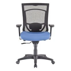 Tempur-Pedic® TP7000 Mesh High Back Fabric Chair, Denim (TP7000-DENIM)