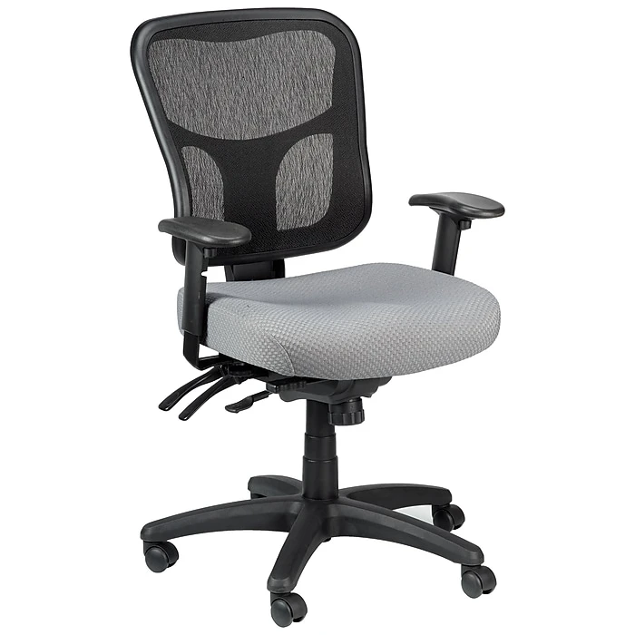 Tempur-Pedic® Ergonomic Mesh Mid-Back Task Chair, Gray (TP8000-GREY) 3 Tempur-Pedic® Ergonomic Mesh Mid-Back Task Chair, Gray (TP8000-GREY)