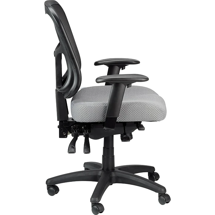 Tempur-Pedic® Ergonomic Mesh Mid-Back Task Chair, Gray (TP8000-GREY) 4 Tempur-Pedic® Ergonomic Mesh Mid-Back Task Chair, Gray (TP8000-GREY) - Image 2