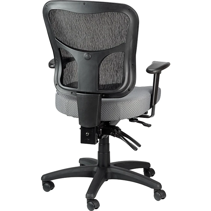 Tempur-Pedic® Ergonomic Mesh Mid-Back Task Chair, Gray (TP8000-GREY) 5 Tempur-Pedic® Ergonomic Mesh Mid-Back Task Chair, Gray (TP8000-GREY) - Image 3