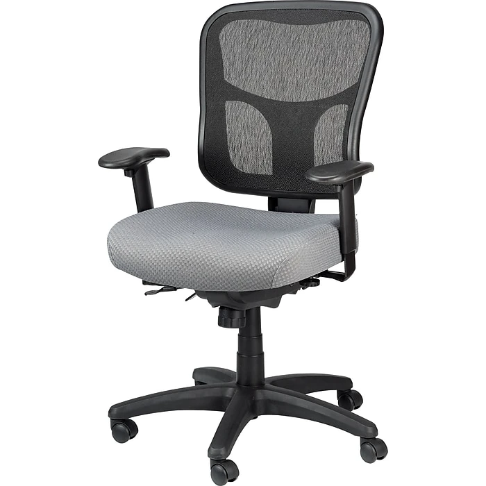 Tempur-Pedic® Ergonomic Mesh Mid-Back Task Chair, Gray (TP8000-GREY) 6 Tempur-Pedic® Ergonomic Mesh Mid-Back Task Chair, Gray (TP8000-GREY) - Image 4