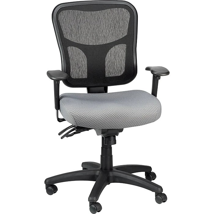 Tempur-Pedic® Ergonomic Mesh Mid-Back Task Chair, Gray (TP8000-GREY) 7 Tempur-Pedic® Ergonomic Mesh Mid-Back Task Chair, Gray (TP8000-GREY) - Image 5
