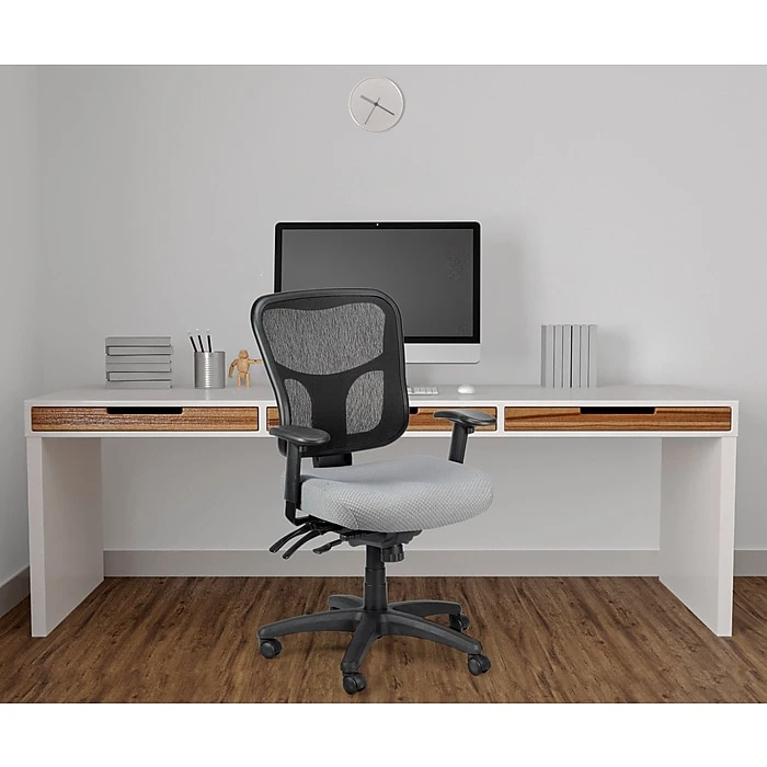 Tempur-Pedic® Ergonomic Mesh Mid-Back Task Chair, Gray (TP8000-GREY) 8 Tempur-Pedic® Ergonomic Mesh Mid-Back Task Chair, Gray (TP8000-GREY) - Image 6
