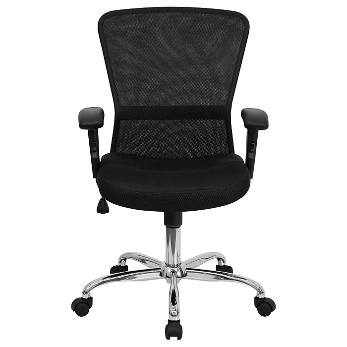 Flash Furniture Mesh/Fire-retardant Foam Task Chair, Black (GO-5307B-GG) 8 Flash Furniture Mesh/Fire-retardant Foam Task Chair, Black (GO-5307B-GG) - Image 6