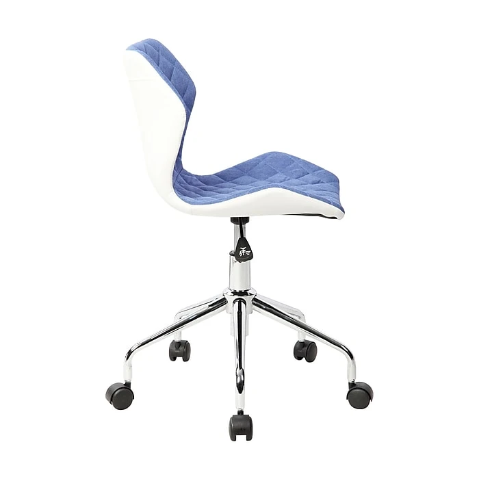 Techni Mobili Modern Height Adjustable Office Task Chair, Blue 7 Techni Mobili Modern Height Adjustable Office Task Chair, Blue - Image 5