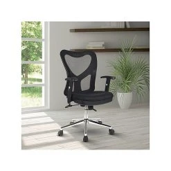 Techni Mobili Mesh Back Fabric Task Chair, Black (RTA-0098M-BK) -Office Chairs Shop unnamed file 5335