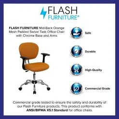 Flash Furniture Mesh Task Chairs With Arms And Chrome Base (H2376FORGARMS) -Office Chairs Shop unnamed file 5340