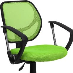 Flash Furniture Fabric Mid-Back Task Chair With Arm, Green -Office Chairs Shop unnamed file 5366