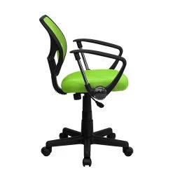 Flash Furniture Fabric Mid-Back Task Chair With Arm, Green -Office Chairs Shop unnamed file 5367