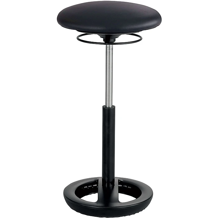 Safco Twixt® Active Seating Extended Height Chair, Black Vinyl 3 Safco Twixt® Active Seating Extended Height Chair, Black Vinyl