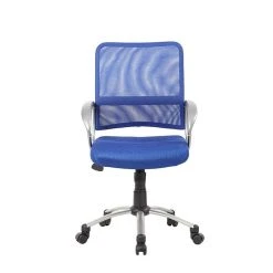 Boss Mesh Back W/ Pewter Finish Task Chair, Blue (B6416-BE) -Office Chairs Shop unnamed file 5431
