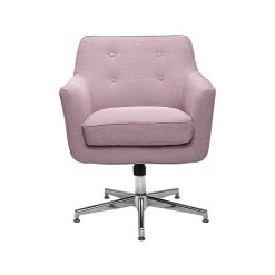 Serta Style Ashland Fabric Swivel Computer And Desk Chair, Lilac (47140D)