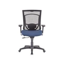Tempur-Pedic TP7000 Mesh Back Fabric Task Chair, Black And Cobalt (TP7000-COBALT)