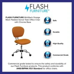 Flash Furniture Mesh Task Chairs With Chrome Base (H2376FORG) -Office Chairs Shop unnamed file 5465