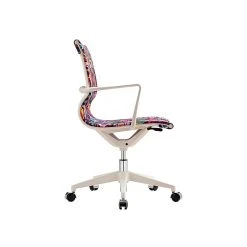 The Raynor Group Elizabeth Sutton Wynwood Fabric Swivel Task Chair, Multi Rose White Silver (K-ESWY-WHT-ROSE-SIL) -Office Chairs Shop unnamed file 5496