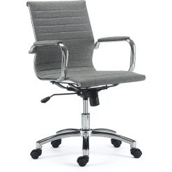 Staples Everell Fabric Managers Chair, Gray (53279)