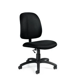 Global® Goal Urban Fabric Low Back Task Chair, Brown Ridge