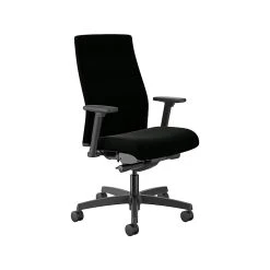 HON Ignition 2.0 Ergonomic Polyurethane Swivel Task Chair, Black (HIWMUKD.Y2.A.H.UR10.NL.SB.T)