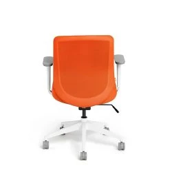 Poppin Orange Max, Task Chair, Mid Back, White Frame (101889) -Office Chairs Shop unnamed file 5595