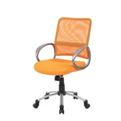 Boss Mesh Back W/ Pewter Finish Task Chair, Orange (B6416-OR) -Office Chairs Shop unnamed file 5620