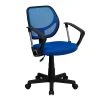 Flash Furniture Fabric Mid-Back Task Chair With Arm, Blue -Office Chairs Shop unnamed file 5632