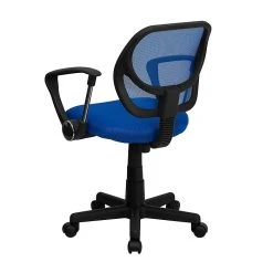 Flash Furniture Fabric Mid-Back Task Chair With Arm, Blue 11 Flash Furniture Fabric Mid-Back Task Chair With Arm, Blue -Office Chairs Shop unnamed file 5635
