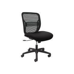 HON Gateway Armless Ergonomic Fabric/Mesh Task Chair, Black (HGV1MM.Z1.N.H.M.ACCF10.AL.SB.T)