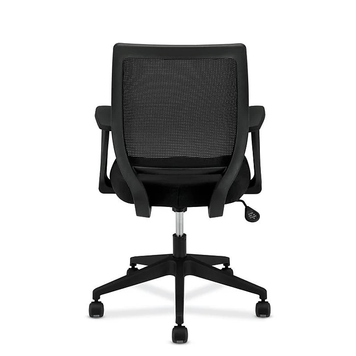 HON Mesh Mid-Back Task Chair, Center-Tilt, Fixed Arms, Black Fabric (BSXVL521VA10) 8 HON Mesh Mid-Back Task Chair, Center-Tilt, Fixed Arms, Black Fabric (BSXVL521VA10) - Image 6