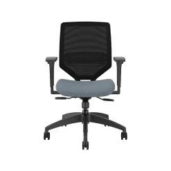 HON Solve Ergonomic Fabric/Mesh Swivel Task Chair, Coin/Black (HSLVTMM.Y1.A.H.IM.BLME02.BL.SB.T)