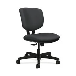 HON Volt HON5723HSX23T Office Task Chair, Armless, Basalt Vinyl