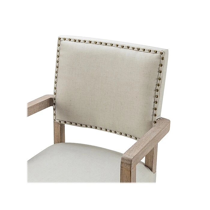 Karat Home Fabric Swivel Task Chair, Linen (OFM0163-LINEN) 8 Karat Home Fabric Swivel Task Chair, Linen (OFM0163-LINEN) - Image 6