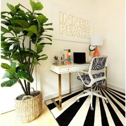 The Raynor Group Elizabeth Sutton Gramercy Fabric Swivel Task Chair, White Grayscale Echo Silver (K-ESGR-WHT-ECHO-SIL) -Office Chairs Shop unnamed file 5810