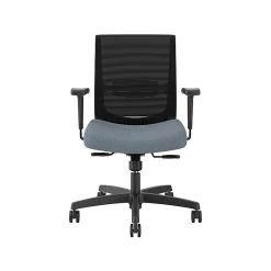 HON Convergence Fabric/Mesh Swivel Task Chair, Coin/Black (HONHCT1BLME02)