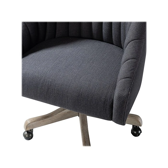 Karat Home Fabric Swivel Task Chair, Charcoal (OFMYN0142-CHRCL) 7 Karat Home Fabric Swivel Task Chair, Charcoal (OFMYN0142-CHRCL) - Image 5
