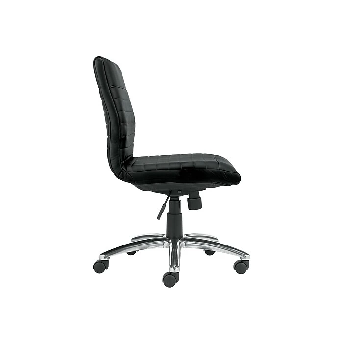 Offices To Go Faux Leather Task Chair, Black (OTG11735PU30/BL20) 4 Offices To Go Faux Leather Task Chair, Black (OTG11735PU30/BL20) - Image 2