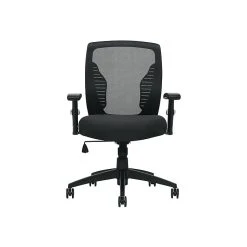 Offices To Go Mesh Back Patterned Fabric Task Chair, Black (OTG11865B)