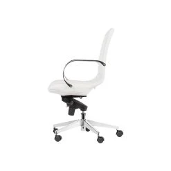 Gry Mattr Capsule Ergonomic Faux Leather Swivel Task Chair, White (GMCC-00852) -Office Chairs Shop unnamed file 5959