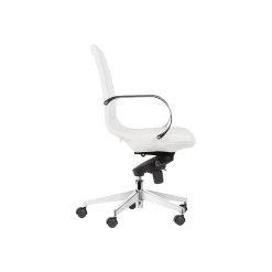 Gry Mattr Capsule Ergonomic Faux Leather Swivel Task Chair, White (GMCC-00852) -Office Chairs Shop unnamed file 5960