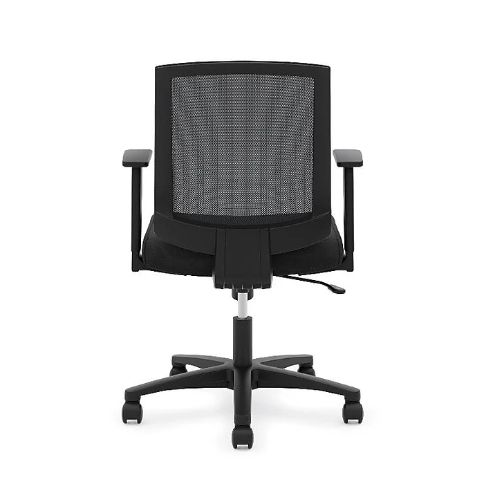 HON Mesh Mid-Back Task Chair, Center-Tilt, Tension, Lock, Fixed Arms, Black Mesh, Black Fabric (BSXVL511LH10) 4 HON Mesh Mid-Back Task Chair, Center-Tilt, Tension, Lock, Fixed Arms, Black Mesh, Black Fabric (BSXVL511LH10) - Image 2