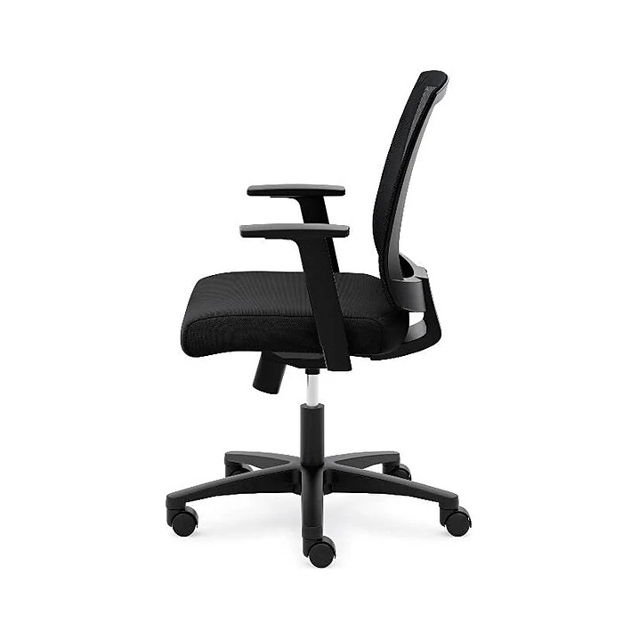 HON Mesh Mid-Back Task Chair, Center-Tilt, Tension, Lock, Fixed Arms, Black Mesh, Black Fabric (BSXVL511LH10) 6 HON Mesh Mid-Back Task Chair, Center-Tilt, Tension, Lock, Fixed Arms, Black Mesh, Black Fabric (BSXVL511LH10) - Image 4