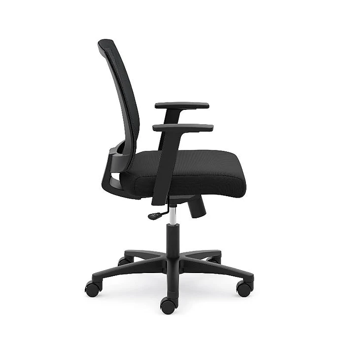 HON Mesh Mid-Back Task Chair, Center-Tilt, Tension, Lock, Fixed Arms, Black Mesh, Black Fabric (BSXVL511LH10) 7 HON Mesh Mid-Back Task Chair, Center-Tilt, Tension, Lock, Fixed Arms, Black Mesh, Black Fabric (BSXVL511LH10) - Image 5