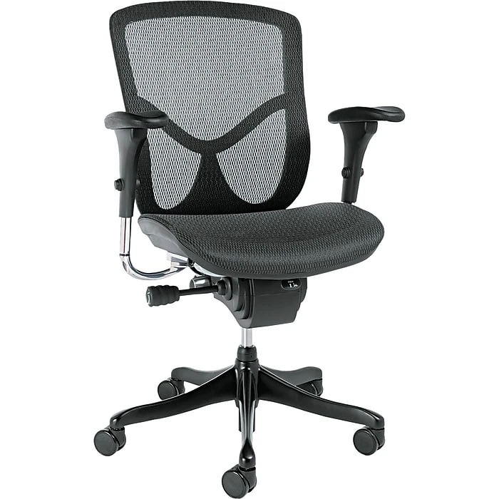 Alera™ EQ Series Ergonomic Multifunctional Chairs; Mid-Back, Black Base (ALEEQA42ME10B) 3 Alera™ EQ Series Ergonomic Multifunctional Chairs; Mid-Back, Black Base (ALEEQA42ME10B)