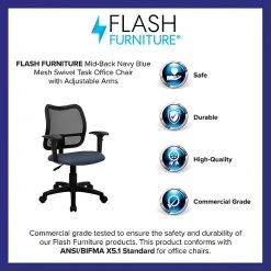 Flash Furniture Mesh Task Chairs With Fabric Seat And Arms (WLA277NVYA) -Office Chairs Shop unnamed file 6070