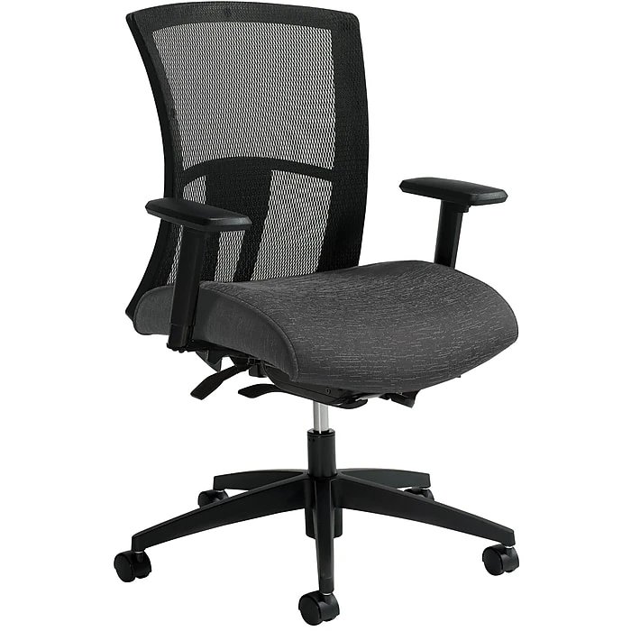 Global Vion Mesh Mid-Back Weight Sensing Synchro - Tilter Task Chair, Granite Rock (6322-8-UR20) 3 Global Vion Mesh Mid-Back Weight Sensing Synchro - Tilter Task Chair, Granite Rock (6322-8-UR20)