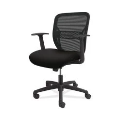 HON Gateway Task Chair, Mid-Back, Swivel-Tilt, Fixed Arms, Black Fabric And Mesh (HONGVFMZ1ACCF1G) -Office Chairs Shop unnamed file 6157