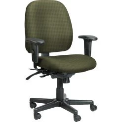 Raynor Eurotech Fabric 4 X 4 Multi-function Task Chair, Expo Leaf